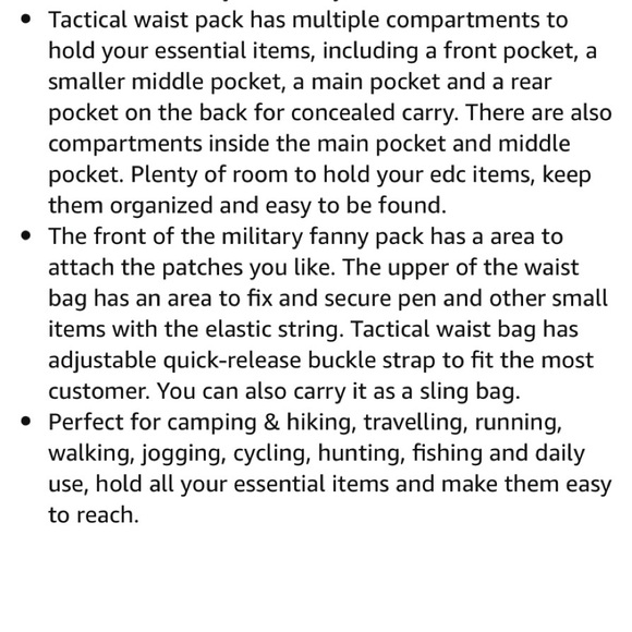 Fanny Pack Military Waist Bag Pack Hip Bum Bag - Picture 15 of 16